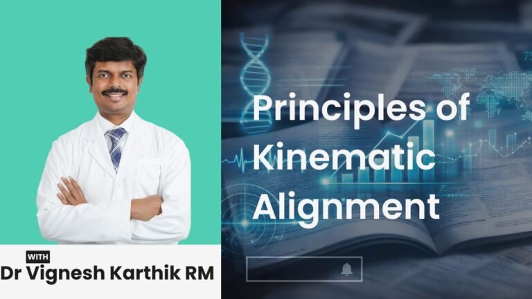 Dr Vignesh karthik has explained what is kinematic knee replacement